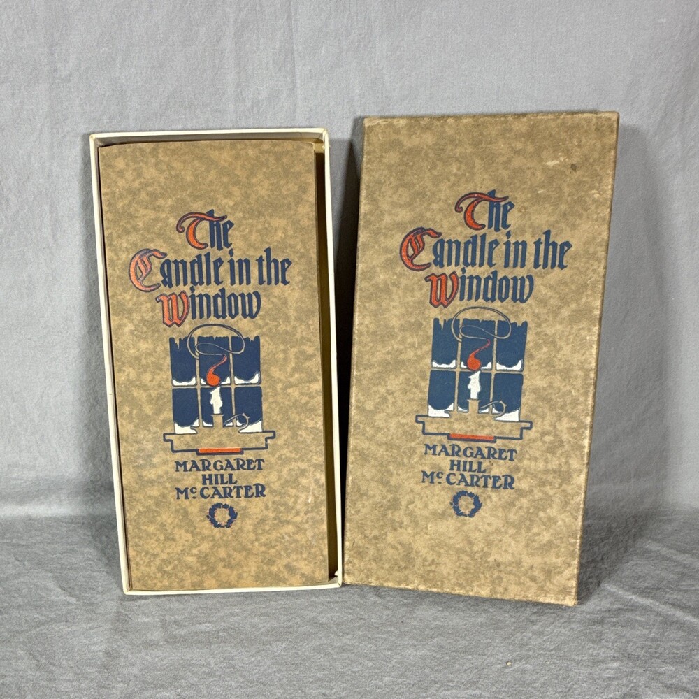 * 1925 The Candle in the Window Margaret Hill McCarter FIRST EDITION Boxed Rare